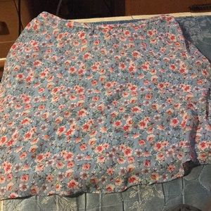 Poof Floral Skirt